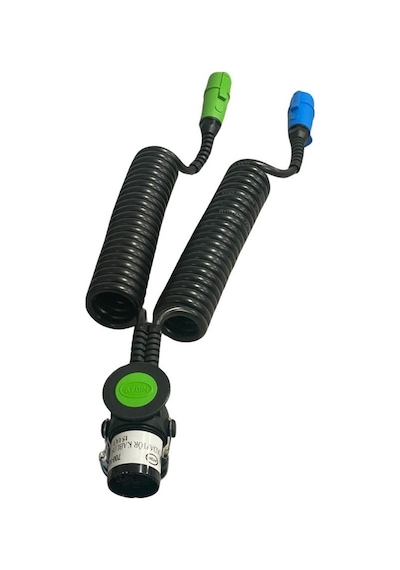 Tır Dorse Elektrik Kablosu 7'li X 2 3'lü Adaptör 15 Bağlantılı 4.5 Mt Pls