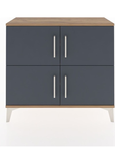 Arges Şifonyer 3 Raflı 4 Kapaklı 88x30x80 Çam-antrasit Atlas Çam Arges Şifonyer 3 Raflı 4 Kapaklı 88x30x80 Çam-antrasit Atlas Çam