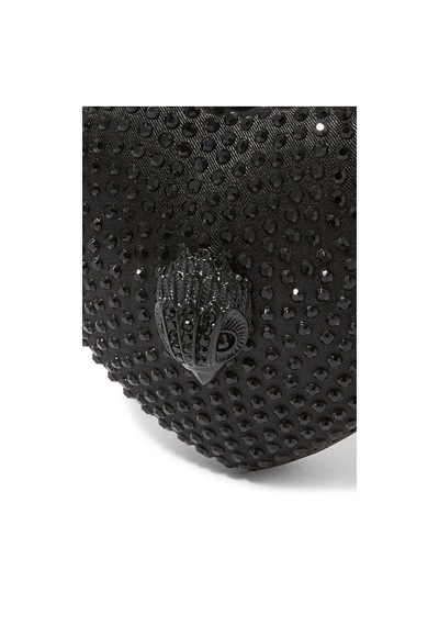Kurt Geiger Micro Heart Clutch Bag, Kalp Şekilli Mini Zincirli Çanta Tek Boy Kadın Tasarımı Siyah