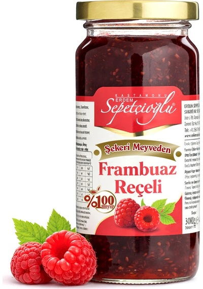 Erdem Sepetçioğlu Frambuaz Reçeli Şeker İlavesiz 300 G