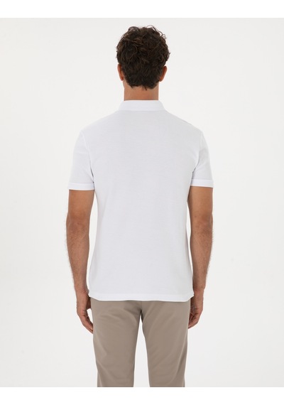 Pierre Cardin Erkek Beyaz Tişört Basic 50306154-vr013 Beyaz
