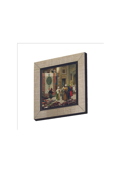 Halı Tüccarı Osman Hamdi Bey, 1888 Baskılı Mdf Magnet 7x7 135