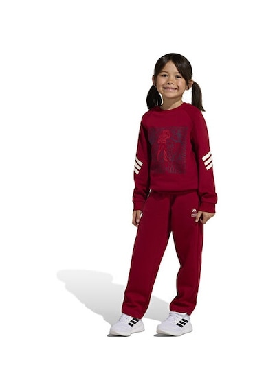 Adidas Lk Marvel Sm Jog Çocuk Günlük Eşofman Takımı Jz7666 Kırmızı