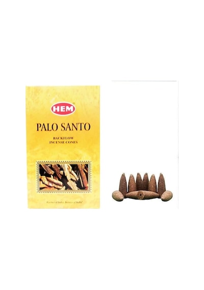 Hem Palo Santo Geri Akış Konik Tütsü 10 Adet