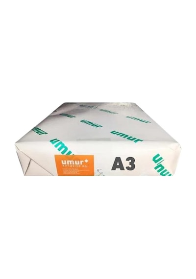 Umur A3 Gramajlı Fotokopi Kağıdı 120 Gr 1 Paket 500 Yaprak