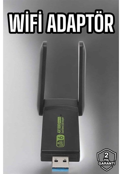Wifi Adaptör Çift Bantlı Kablosuz Wifi Adaptörü 73247386