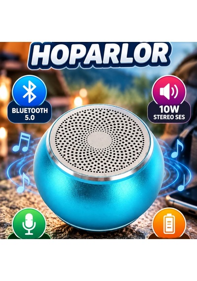 Bluetooth 5.0 Mini Taşınabilir Hoparlör 10w Stereo Ses, Dahili Mikrofon Ve 400mah Pil