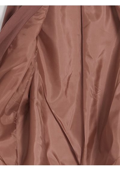 Lcw Modest Kahverengi Kruvaze Yaka Bağlamalı Oversize Kadın Blazer Ceket