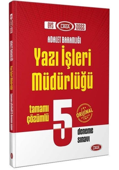 Gys Adalet Bakanlığı Yazı Işleri Müdürlüğü Çözümlü 5 Deneme Sınav