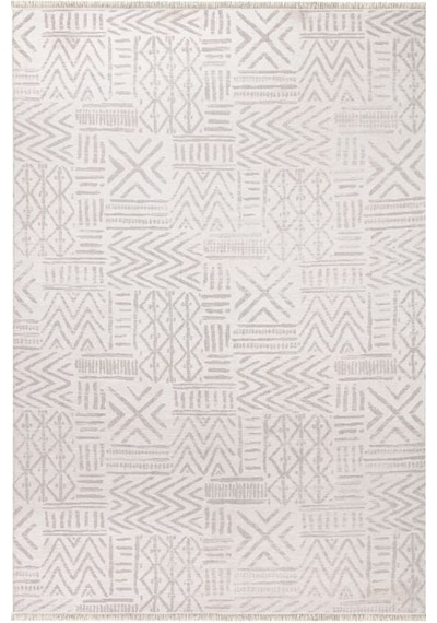 Kilimista Milano Ml201 Krem Leke Tutmaz Antialerjik Yıkanılabilir Dokuma Dekoratif Halı Kilim
