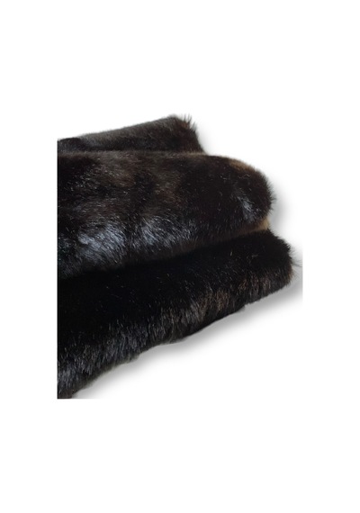 Zp-toscana/tavsan 1300gr Siyah Yumuşak Dokuma Peluş Kumaş 50x150 Cm Tekstil, Ev Tekstili Siyah Siyah