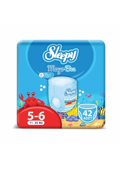 Sleepy Mayo Külot Bez 6 Numara Xlarge 3'LÜ PAKET 42 Adet