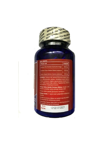 Vitapol Turmeric Milk Thistle Artichoke Gluten Free 100 Kapsül 3