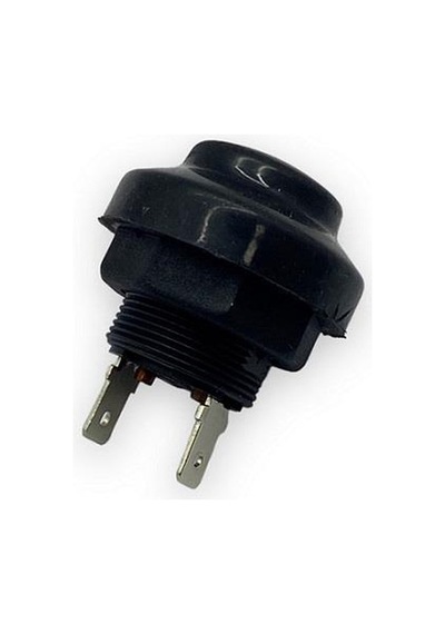 Emas Buton Fişli Lastikli 22 Mm Siyah