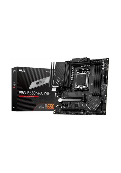 Msı Pro B650m A Wıfı Ddr5 Hdmı Dp Pcıe 4 0 Am5 Matx