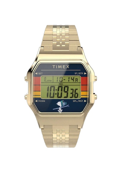Timex Tw2y76800 Peanuts X Timex T80 Snoopy Ski Kol Saati Altın