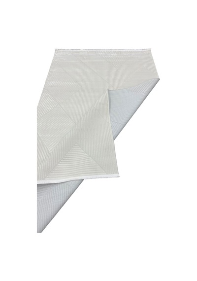 4 Metrekare - 6 Metrekare Bambu Tarz Modern Salon Oturma Odası Mutfak Halısı Antialerjik Krem 6796krem