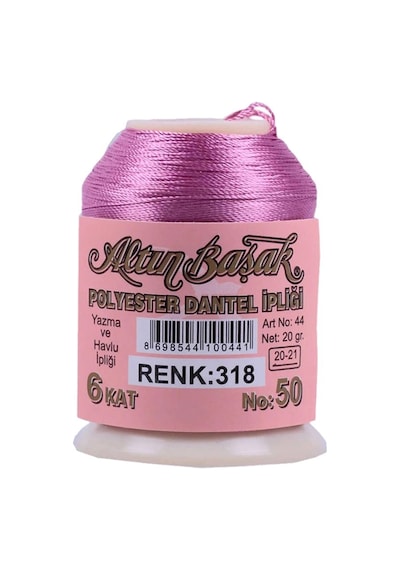 Hubrendy Tedarik Altınbaşak Oya Ve Dantel İpi 20 Gr - Royaleks - No: 318