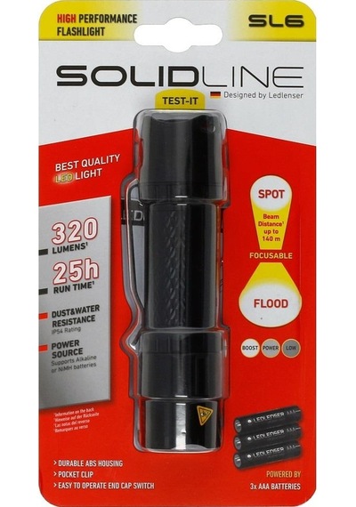 Solidline Sl6 El Feneri Siyah