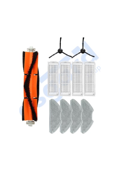 Xiaomi Mop 2 Pro Mjst1shw -mop 2 Lite Uyumlu 1 Ana Fırça 2 Yan Fırça 4 Filtre 4 Mop Pkt-iasgf0000398