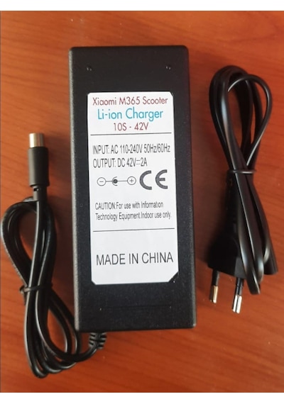 Xiaomi Uyumlu M365 Scooter Li-ion Şarj Adaptörü 10S-42V