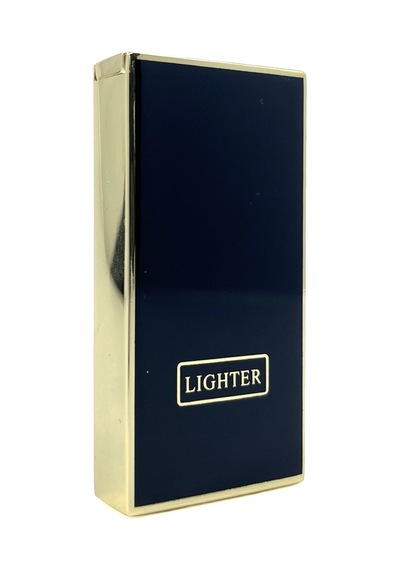 Lighter Klasik Metal Gazlı Çakmak Altın & Siyah Tasarım Taşlı Çakmak, Yedek Çakmak Taşı Ve Özel Hediyelik Kutulu