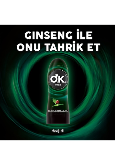 Okey Ginseng Masaj Jeli 2 x 200 ML