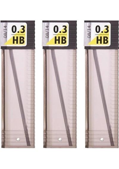 0.3 Kalem Ucu HB 60 mm 3 Paket 0,3 Min Kalem Uç Teknik Kalem Yedeği Mono Tombow HB 60 mm 3 Paket