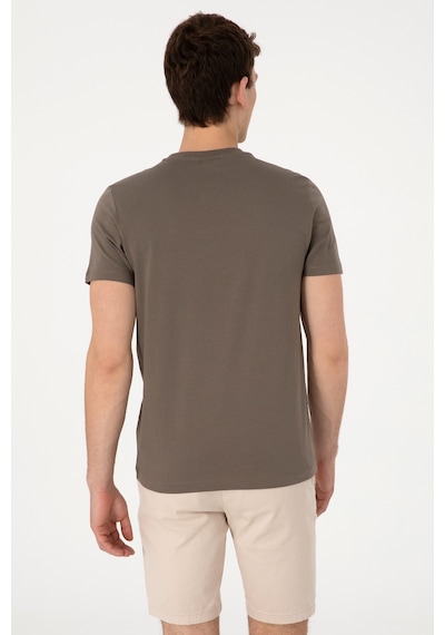 U.S. Polo Assn. Erkek Regular Fit Bisiklet Yaka Haki Tişört 50306913-VR027 U.S. Polo Assn. Erkek Regular Fit Bisiklet Yaka Haki Tişört 50306913-VR027