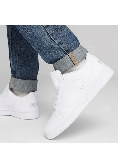 Puma Rebound V6 Low Unısex Spor Ayakkabı 39232803 39232803 Bey Beyaz