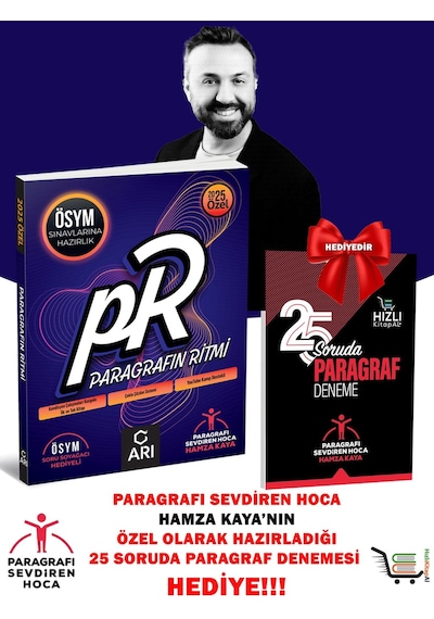 Paragrafın Ritmi Özel 25 Sorudan Oluşan Paragraf Denemesi Hediyeli Hamza Kaya'nın Kaleminden