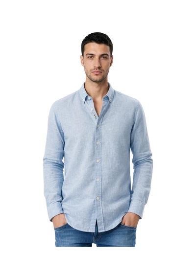 Arma Ar-ma Erkek Keten Gömlek Baskisiz Basic Düğme Kapamali Cepsiz Uzun Kollu Gömlek Dokuma Kumaş Regular Fit %60 Pamuk %40 Keten Y31485118002 Mavi-m2 Arma Ar-ma Erkek Keten Gömlek Baskisiz Basic Düğme Kapamali Cepsiz Uzun Kollu Gömlek Dokuma Kumaş Regular Fit %60 Pamuk %40 Keten Y31485118002 Mavi-m2