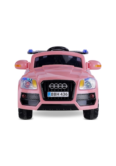 Babyhope 436 Kumandalı 12v Akülü Araba Pastel Pembe Çok Renkli