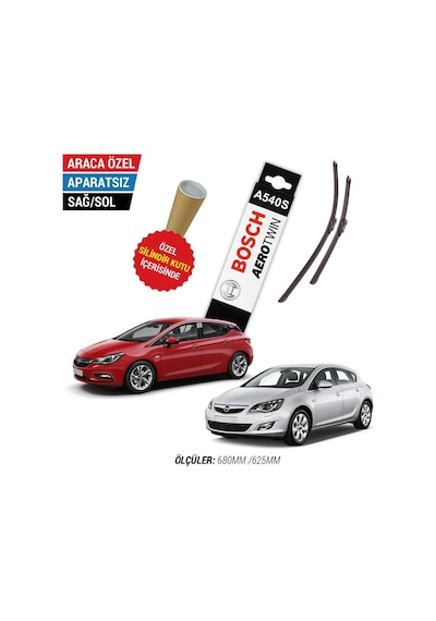 Bosch Aerotwin A540S Opel Astra J / K Silecek (2009-2020)