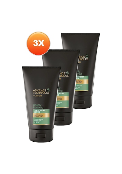 Avon Depply Purifying Yağlı Saçlar İçin Arındırıcı Scrub 3 x 150 ML