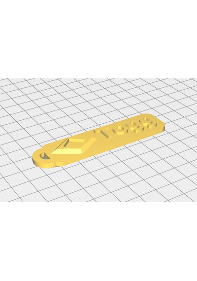 Togg Anahtarlık Tekrenk Plastik 8cm