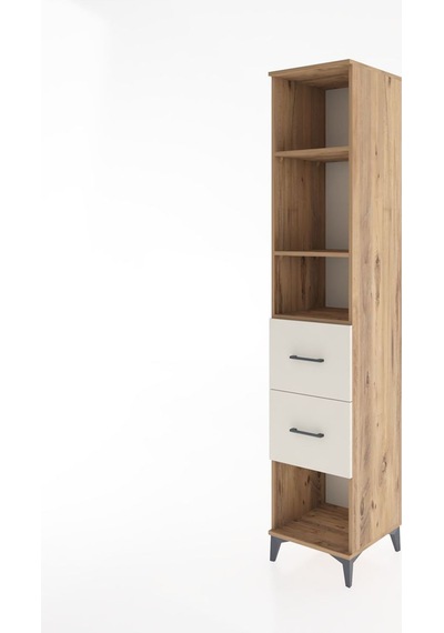 Hyperion Dolap 3 Raflı 2 Çekmeceli 44x44x221 Çam-aytaşı Çam