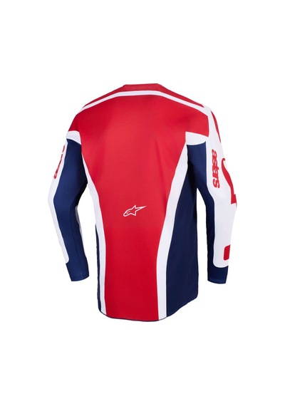 Alpinestars Racer Riway Off-road Motosiklet Jerseyi Beyaz Kırmızı Siyah