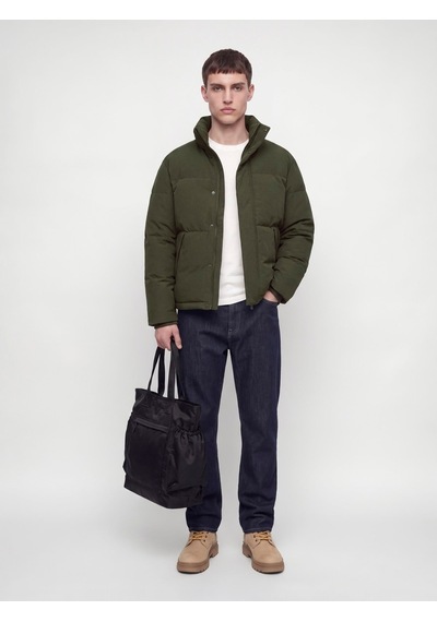 Jack & Jones Jjesoho Puffer Collar Aw26 Sn Rosin Siyah