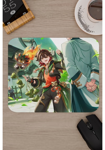 Gaming Genshin Impact Anime Gacha V2 - 22x18 Gaming Mouse Pad Fare Altlığı