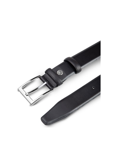 Goay Classic 3.5 cm Erkek Siyah Açma Deri Kemer (7012)