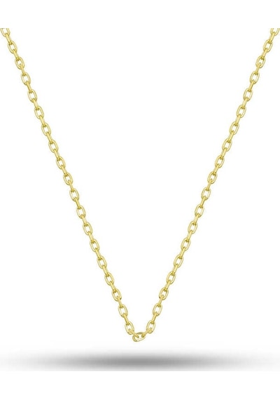 Gumush Gümüş Gold 0 30 Mikron 45 CM Forse Kadın Zincir