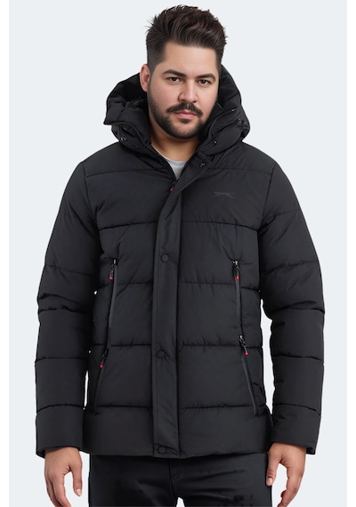 Slazenger Gafar Erkek Siyah Mont & Kaban