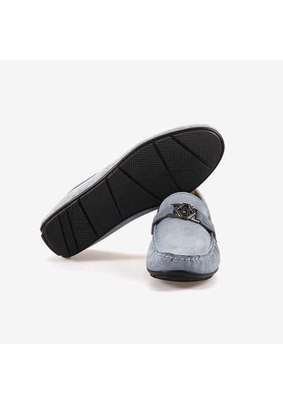 Mocassini Tokalı Erkek Loafer M584 Buz Suet