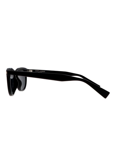 Saint Laurent Sl 797 001 53 Unisex Oval Siyah Kemik Güneş Gözlüğü Siyah