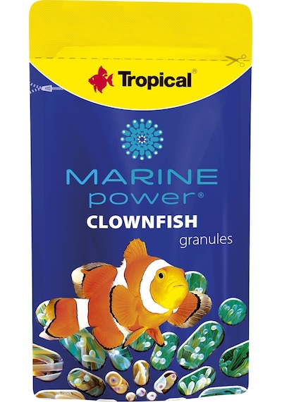 Tropical Marine Power Clownfish Granules Balık Yemi 15 Gr