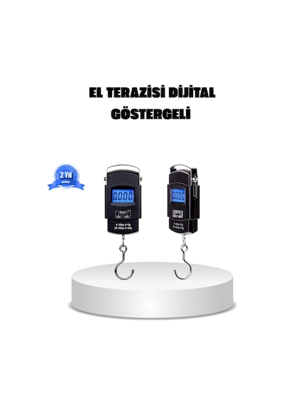 Dijital El Kantarı 50 Kg Taşıma Kapasiteli, Taşınabilir Hassas Tartı