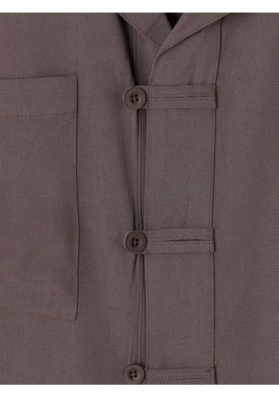 Lcw Vision Kahverengi Loose Fit Erkek Gömlek