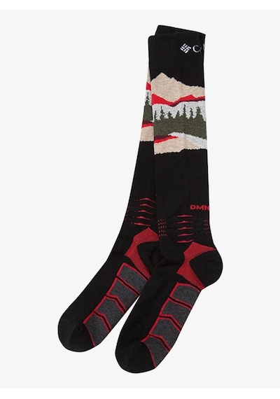 Columbia Rcl044 Omni Heat New Mountain Range Ski Tekli Unisex Uzun Çorap Siyah