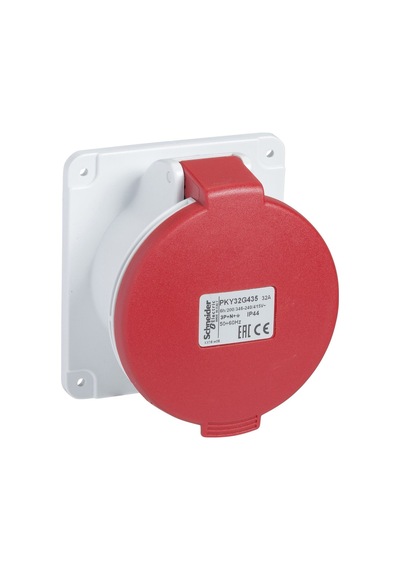 Schneider 5x16A Düz Makine Prizi Hızlı Bağlantılı 380 Volt Trifaz